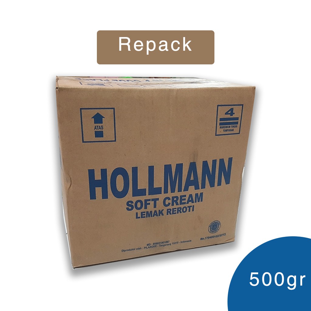 

Soft Cream Hollmann Holman Repack 500gr | Bekasi