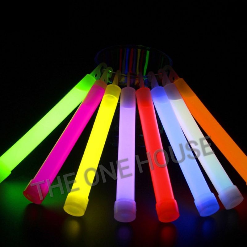 GLOW STICK STIK BESAR JUMBO 6INCH GELANG LAMPU WARNA (1pcs/bh)