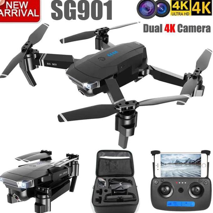 SG901 1080P FHD Dual Camera Wide Angel Foldable Follow Me Drone + TAS
