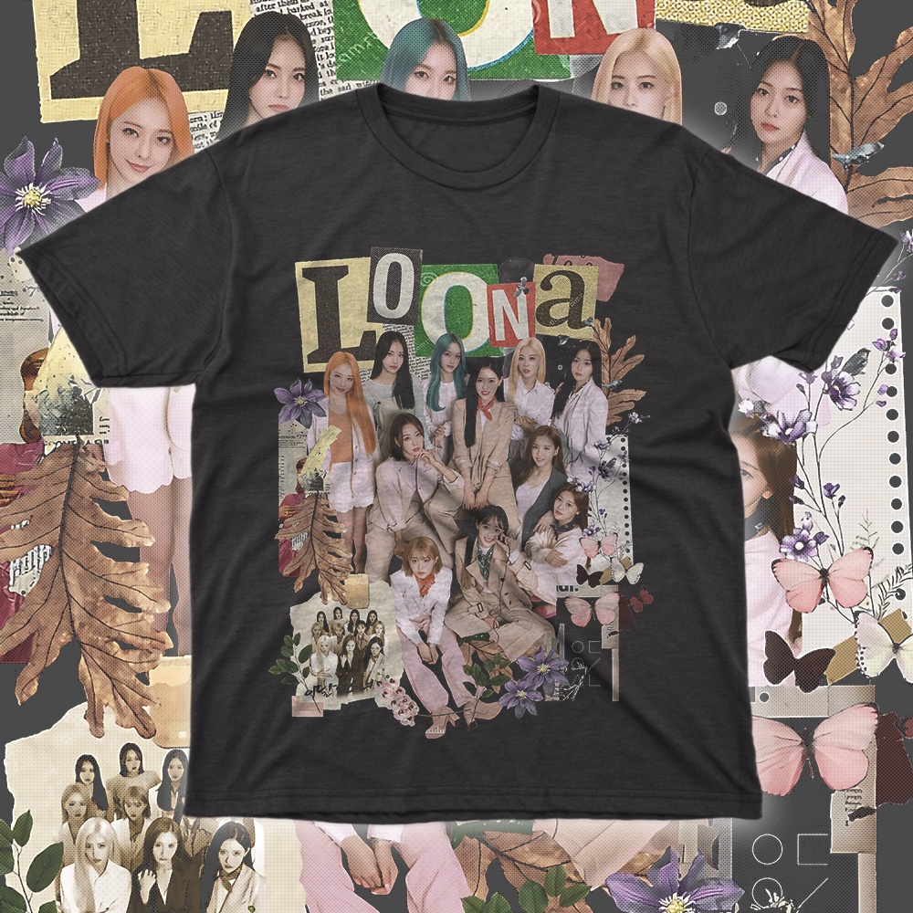 KAOS KPOP LOONA I LOONA T-SHIRT I KPOP T-SHIRT OVERSIZE - BIGSIZE - UPSIZE