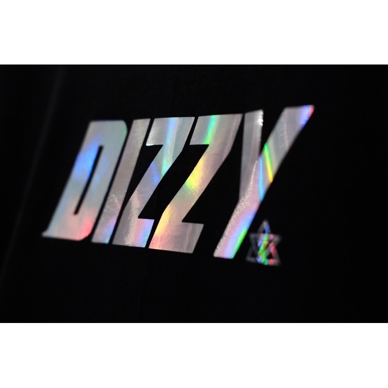 Dizzy Tshirt/Kaos Logo Hologram Black