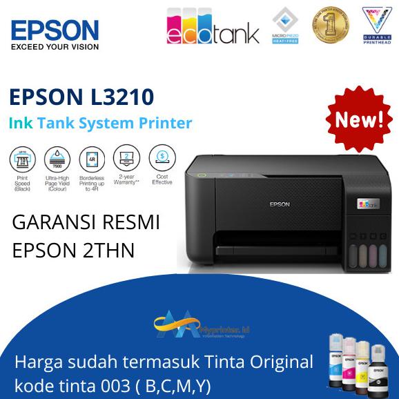 

Epson EcoTank L3210 A4 All-in-One Ink Tank Printer