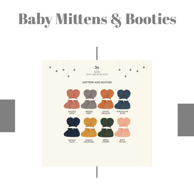 Little PalmerHaus Mittens &amp; Booties Boy Girl