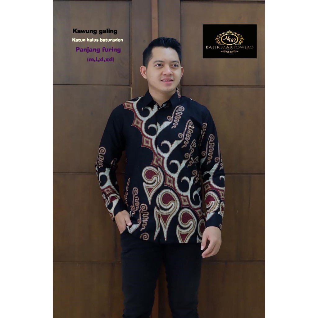 KAWUNG GALING MARTOWIRO KEMEJA BATIK PRIA LENGAN PANJANG PENDEK LAPIS FURING ATASAN BATIK PRIA MODERN LEMBAYUNG IRENG AJOTOSATRU ABINAYA PUTIH KRISNAMUKTI RED WARU KAMULYAN ARJUNO UNGU KRISNAMUKTI NEW ULU KAMULYAN ARJUNO BIRU ULU KAMULYAN NAVY NEW AJOTOSA