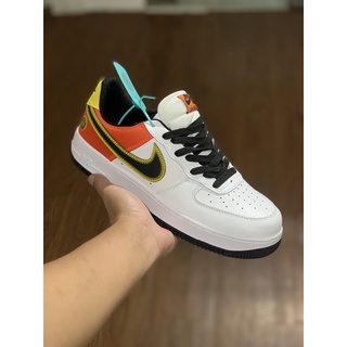 af1 orange white