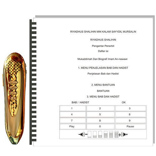 Pen Digital Hadist Braille Riyadhus Shalihin Terbaru