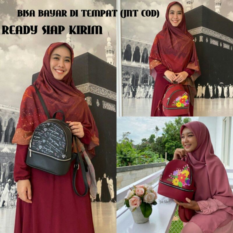 RANSEL YOONA TAS MUSLIMAH ORIGINAL TAS UNA / RANSEL YOONA BY TASUNA