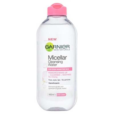 Garnier Micellar Water Blue Pink Oil Rose Skin Care - 400 ml (Pembersih Wajah Make Up)