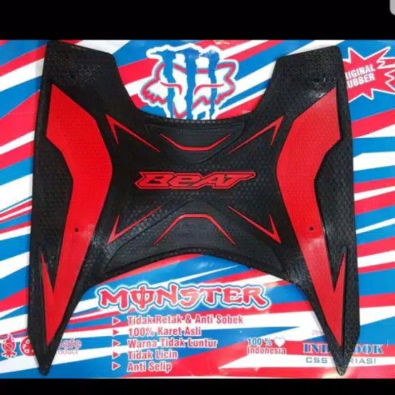 ALAS KAKI MONSTER MOTOR KARPET KARET BEAT DELUXE STREET 2020 - 2022