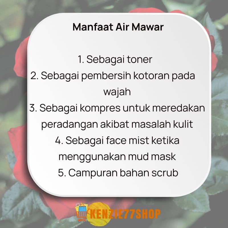 VIVA AIR MAWAR 100ML ORIGINAL BPOM - AIR MAWAR VIVA 100ML ORIGINAL