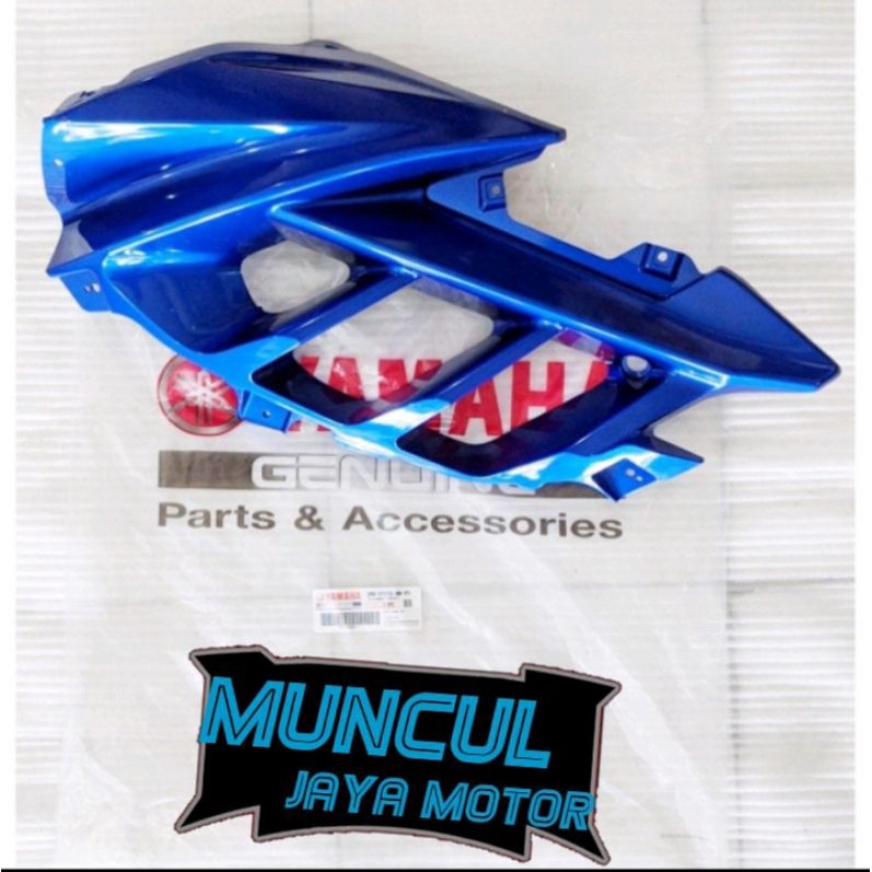FAIRING DALEM YZF R15 R 15 RI5 R I5 V2 SAMPING BODY BIRU ORI ASLI ORIGINAL YGP YAMAHA GENUINE PARTS