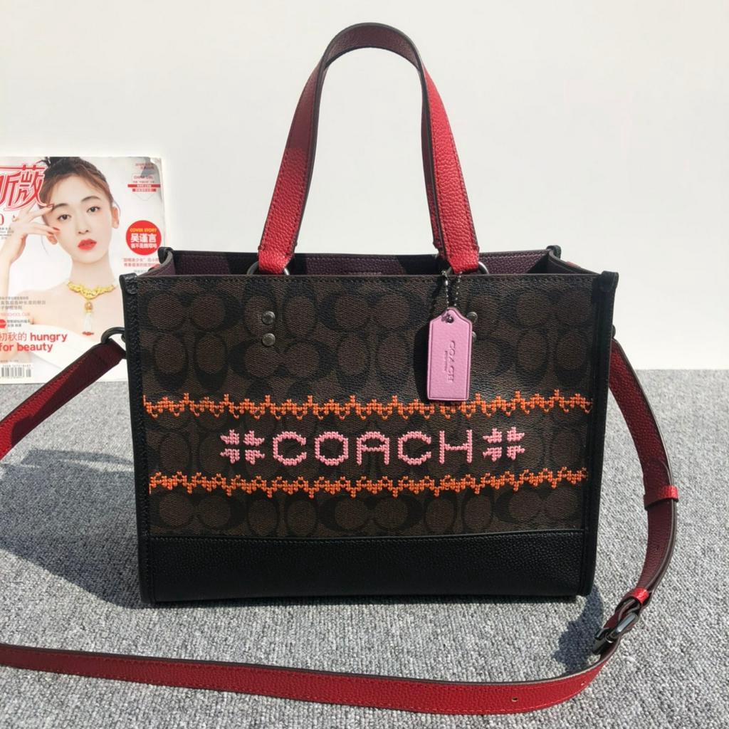 COACH 1527 Women's Dempsey Series New Shoulder Bag Handbag Shopping Bag Tote Bag Crossbody Bag ttb