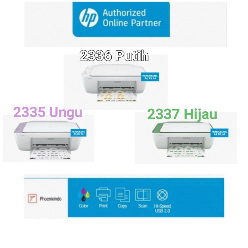HP DeskJet Ink Advantage 2335 HP2335 HP2336 HP2337 HP 2335 2336 2337 AIO Print, Scan, Copy