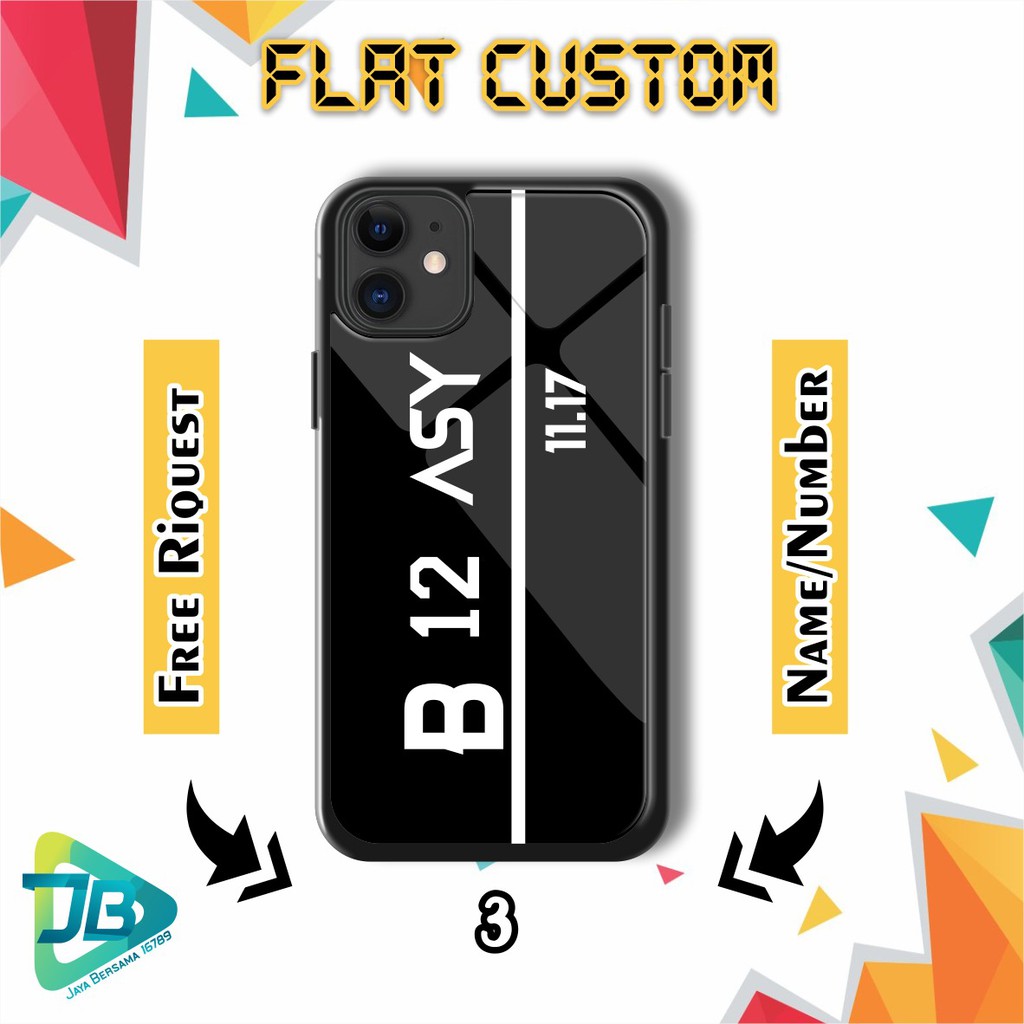 HARDCASE 2D GLOSSY FLAT CUSTOM OPPO VIVO XIAOMI SAMSUNG REALME IPHONE ALL TYPE JB4776