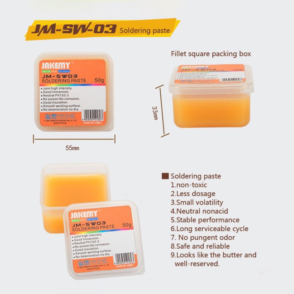 Jakemy JM-SW03 Flux Solder Pasta Soldering Paste