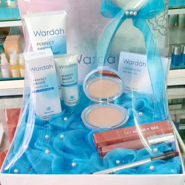 harga paket seserahan make up wardah