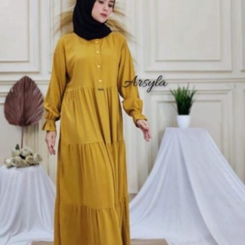 Gamis jumbo L4 // Gamis rayon tuil standar// gamis rayon twil ory halis/gamis rayon twil.terlaris/gamis rayon polos terbaru