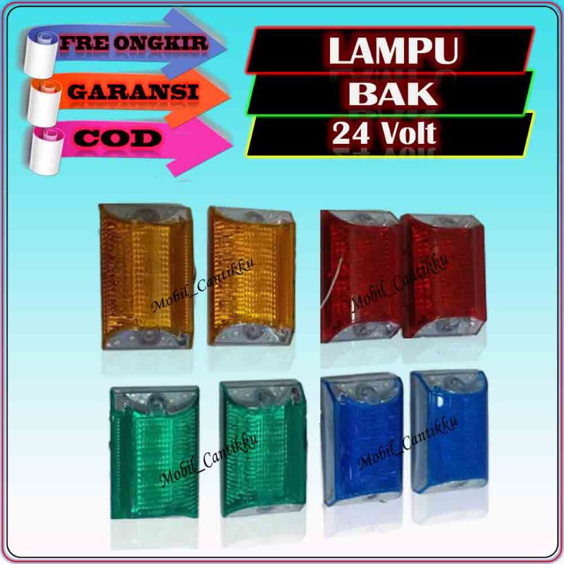 Lampu Variasi Led Bak Mobil Truck Truk Canter 24 Volt