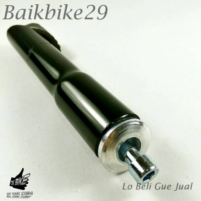 Adaptor Stem 25.4mm Hitam