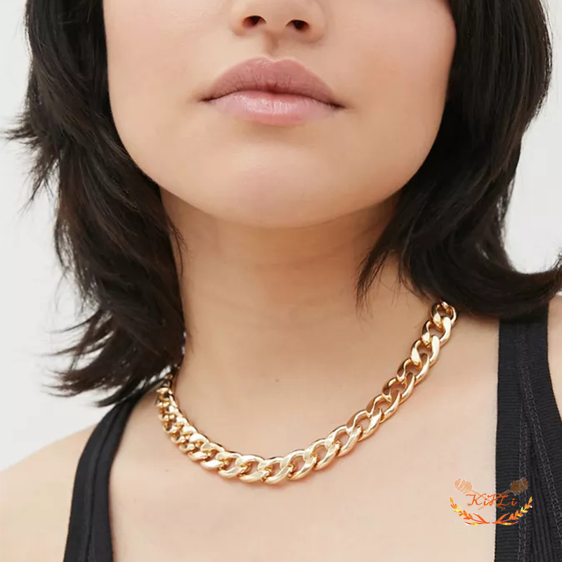 Fashion Perhiasan Aksesoris Kalung Kuba Kalung Rantai Klavikula WanitaV-K2