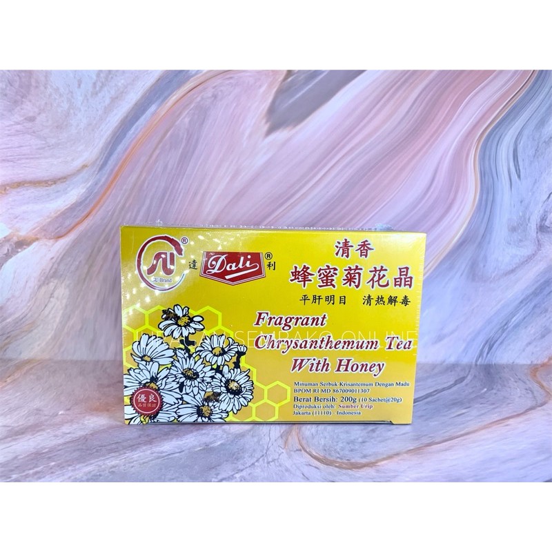 (JSO) Dali Crysanthemum Tea with Honey SU BRAND  / Teh Kembang Bunga dengan madu pereda panas dalam Crysanthemum Crysant Crysantemum Crysan Cryasant Krisan Cristant