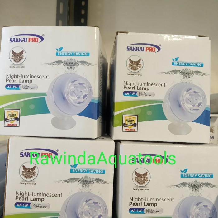 sakkai pro aa 1w lampu sorot aquarium aquascape