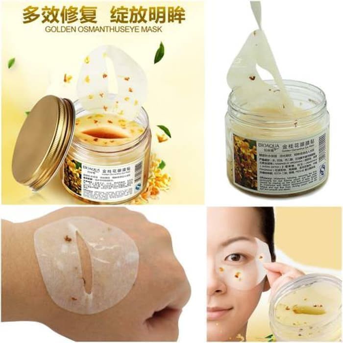 Download Promo Bioaqua Golden Osmanthus Eye Mask Masker Mata Golden Isi 80 Lembar 100 Original Termurah Shopee Indonesia PSD Mockup Templates