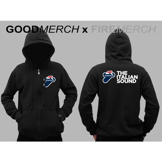 Jaket Hoodie Sweater Termignoni The Italian Sound Sweatshirt Zipper