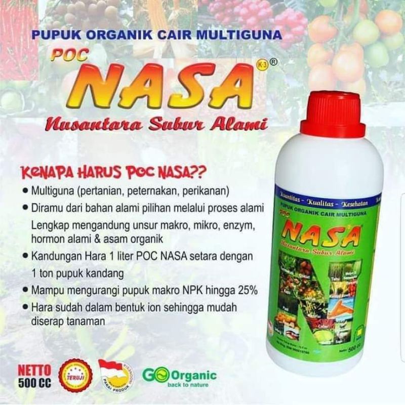 POC NASA,Pupuk Organik Nasa