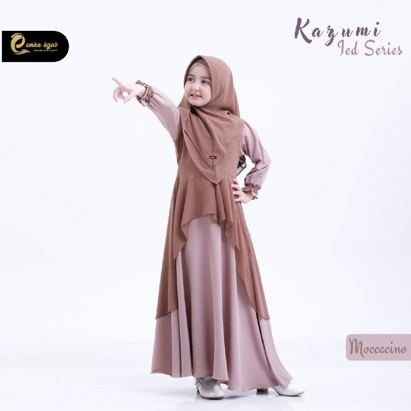 Dress Kids Kazumi Ied Series by Emka Hijab - Sarimbit Keluarga Terbaru 2022