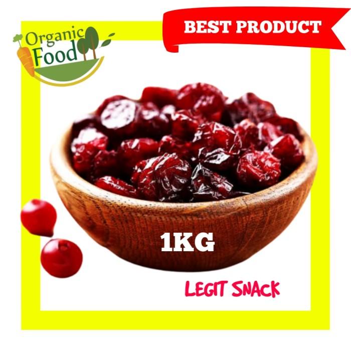 

1KG DRIED CRANBERRIES USA / CRANBERRY KERING / CRANBERY - KRANBERI Best Seller