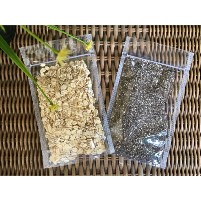 

Paket Organic Rolled Oat 50 gr dan Organic chia 50 gr