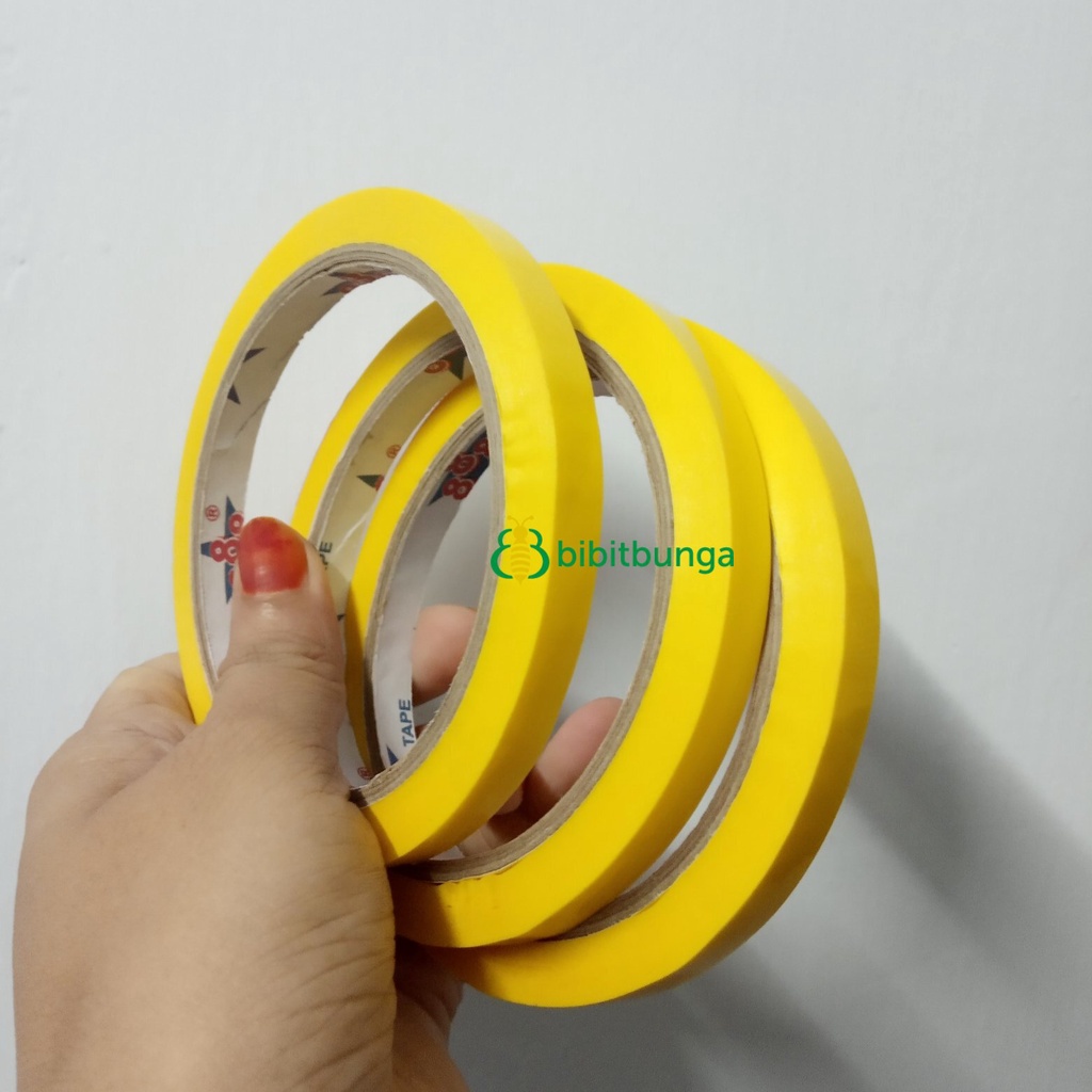 Selotip Lakban Isolasi Bag Neck Sealer Ikat Plastik Sayur Sayuran Buah
