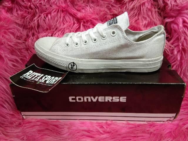 SEPATU CONVERSE FLASH OX WHITE PREMIUM