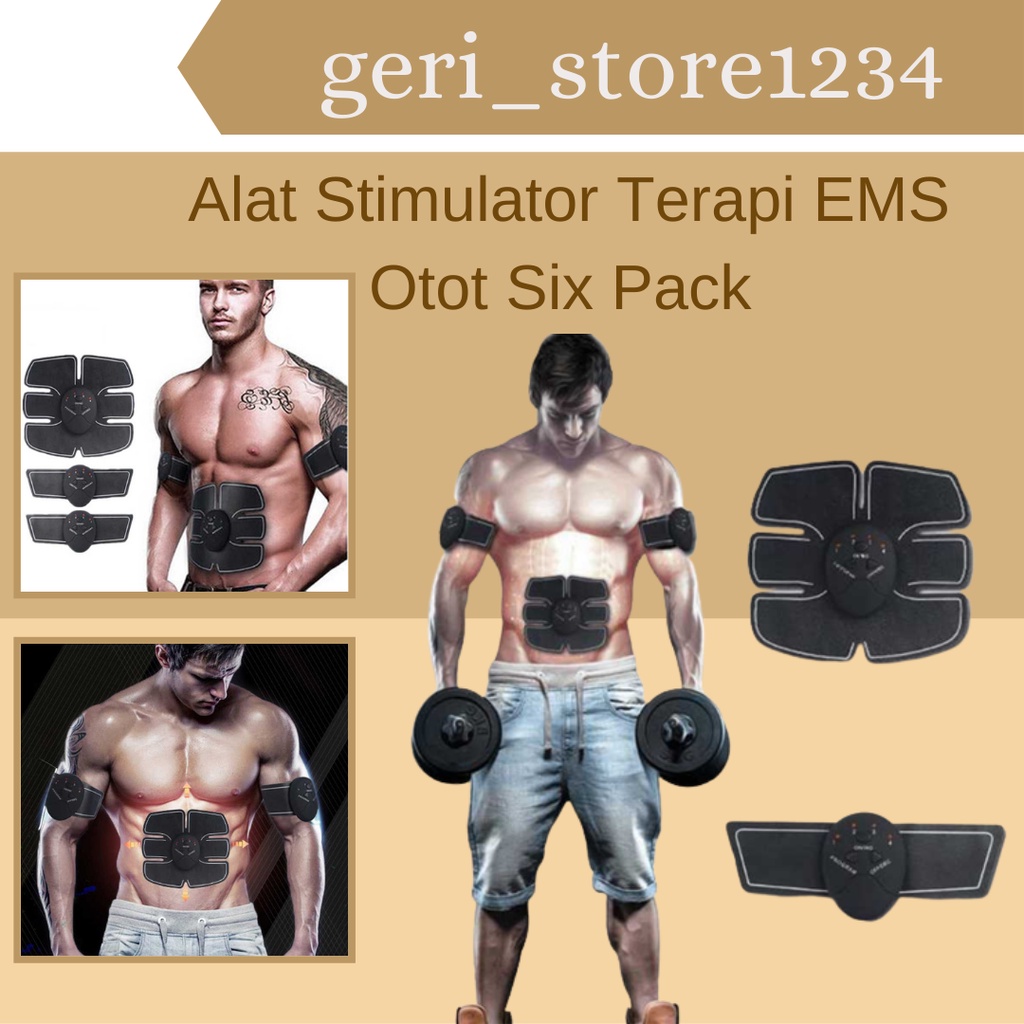 Jual Alat Stimulator Terapi Ems Otot Six Pack Alat Bantu Pembentuk Otot Shopee Indonesia