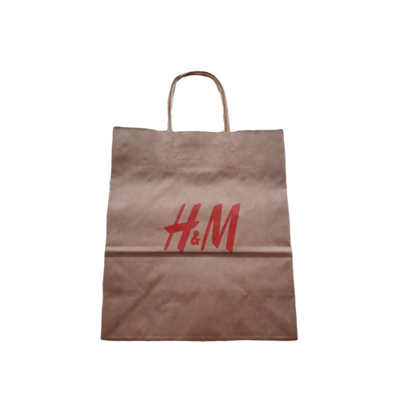 

THRIFT PRELOVED PAPER BAG H&M TERBUAT DARI CRAFT PAPER / KERTAS KRAFT COKELAT NEW EDITION / MODEL TERBARU SIZE SMALL / KECIL TAS KERTAS BERBELANJA HARGA MURAH ORIGINAL OFFICAL STORE BY H&M / TERMURAH / COD / THRIFT PRODUCT / SECONDHAND / BARAN GBEKAS