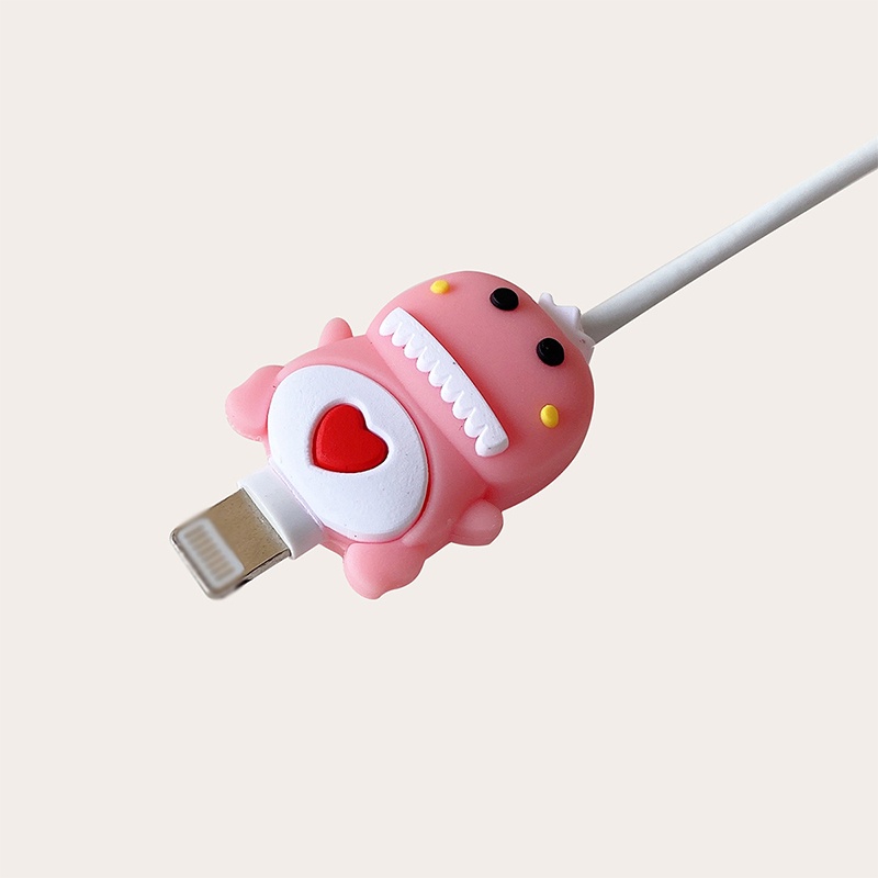 Lucu Kartun Kabel Pelindung Kabel USB Penggulung Organizer Cocok Untuk Semua Ponsel