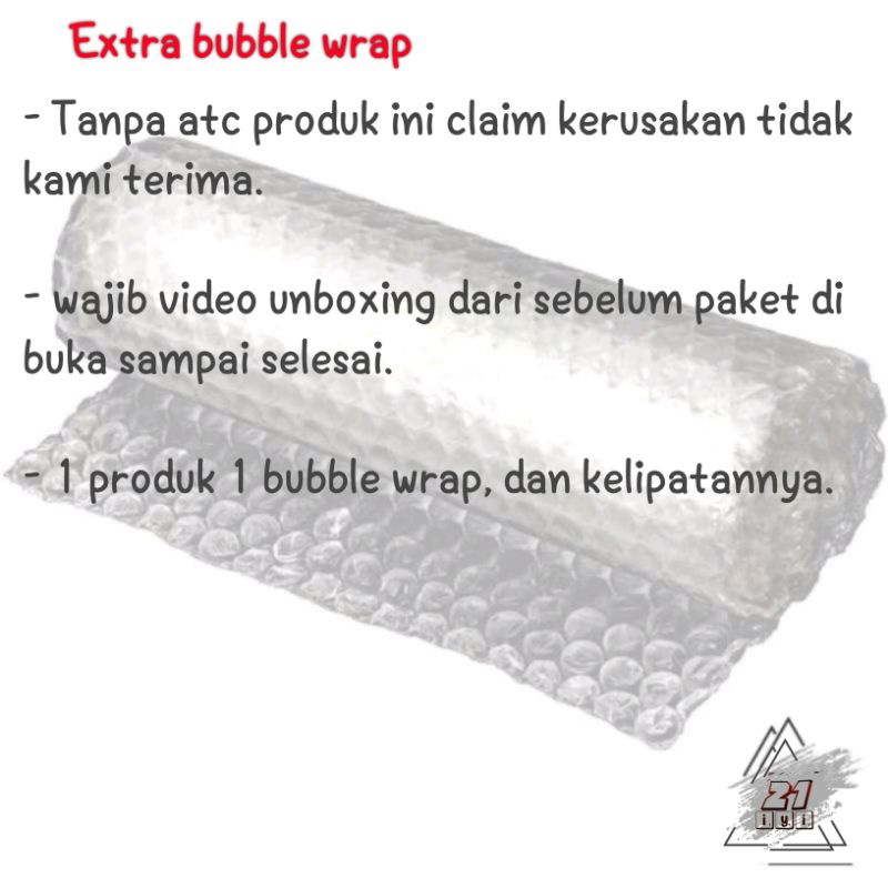 

Bubble Wrap khusus untuk tambahan packing