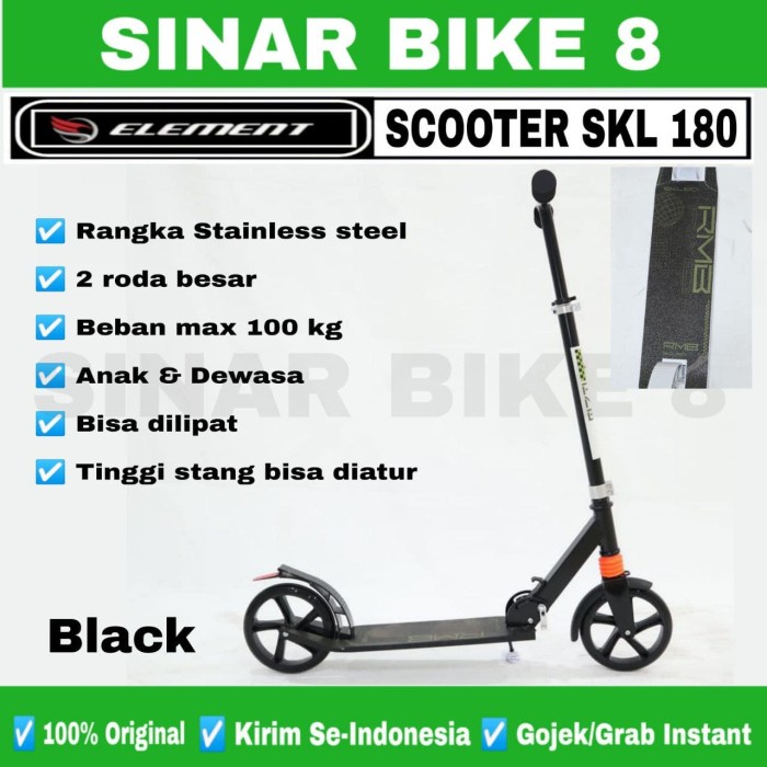 Skuter Otoped Anak Remaja Dewasa Scooter RMB SKL 180 Up to 100 Kg By Element