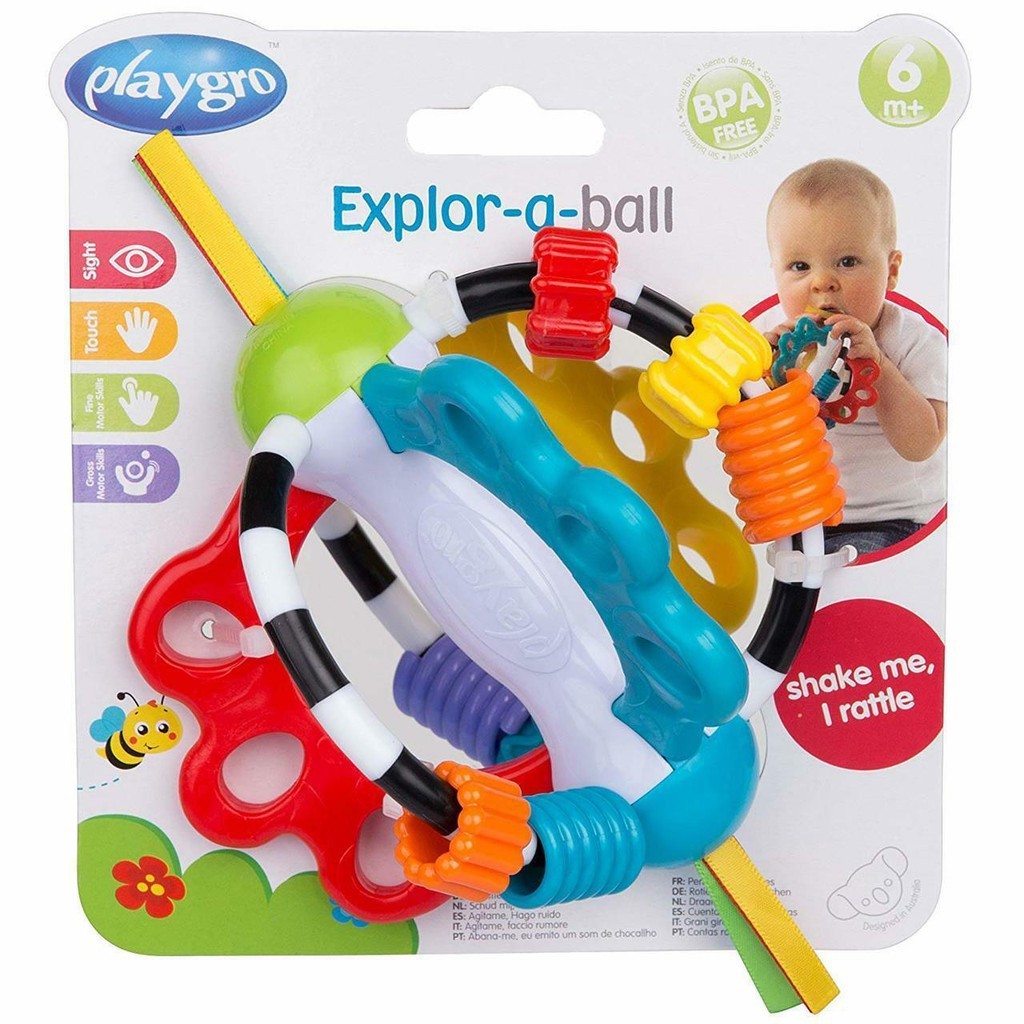 Playgro Mainan Explore a Ball 6m+