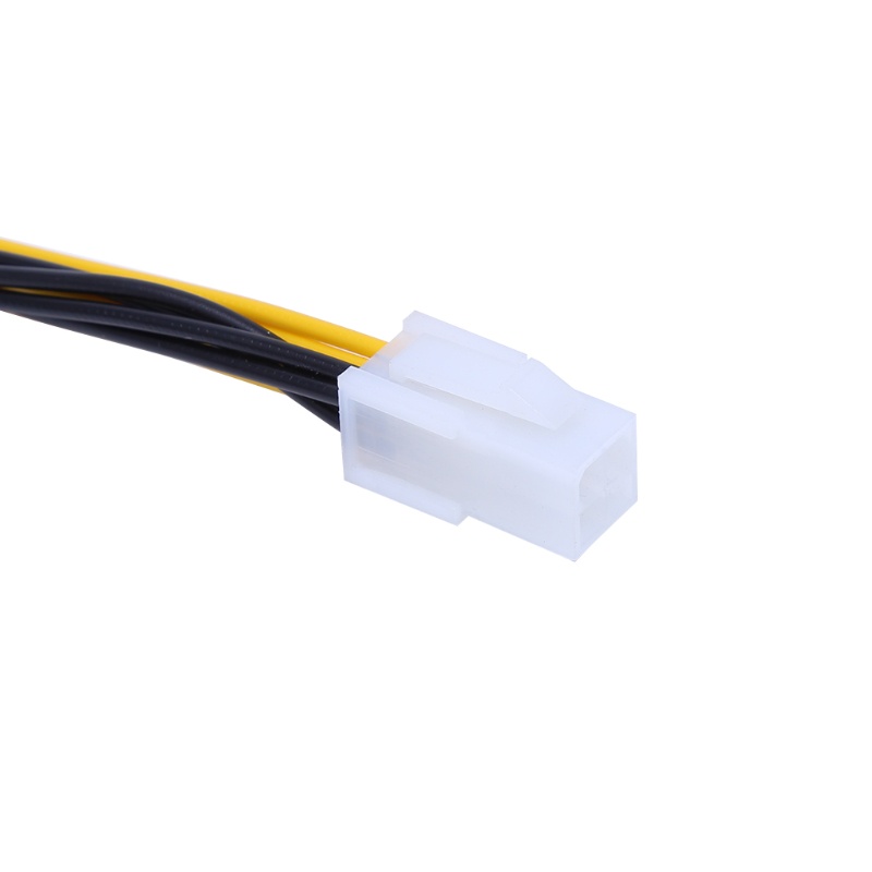 Kabel Adapter Konverter Power Supply Atx 4-pin Male Ke 8-pin Female Untuk Cpu