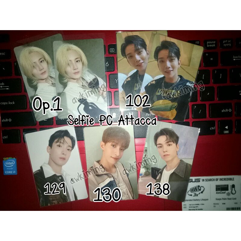 Photocard Attacca Selfie Booklet Jeonghan Scoups Joshua
