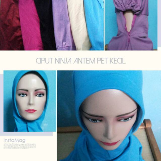 Ciput ninja pet kecil/antem