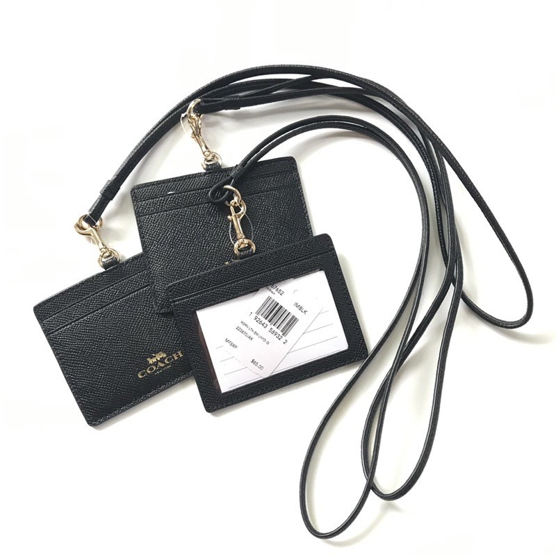 

Coach lanyard for man black 67652