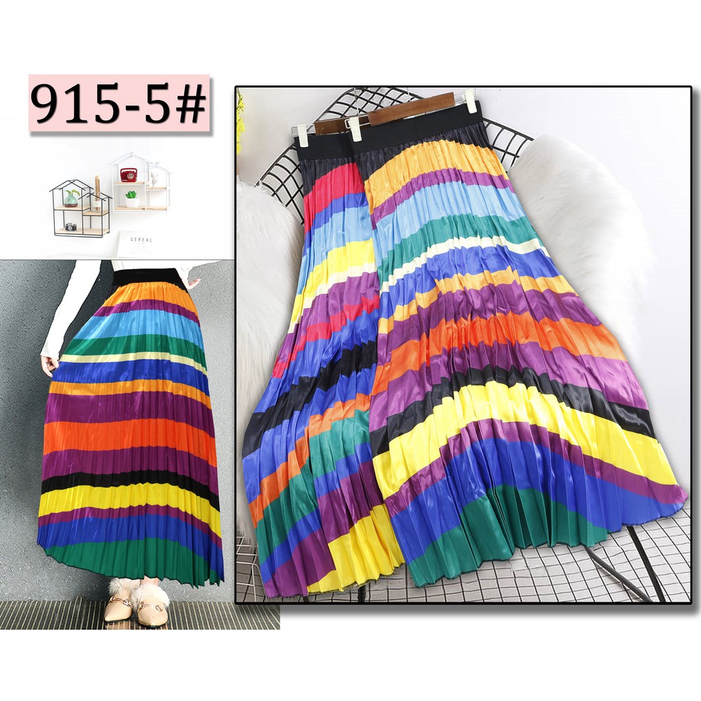 Rok Wanita Import Premium - Rok Wanita Korea Satin Import New Fashion Wanita | Rok Midi Skirt Pliske