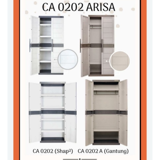 ALMARI PLASTIK ARISA 0202