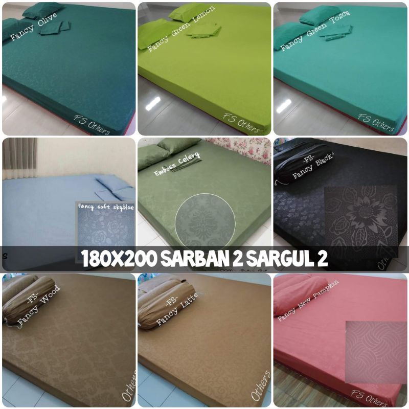 Ready Sprei Polos dan Emboss 180 x 200 Shopee Indonesia