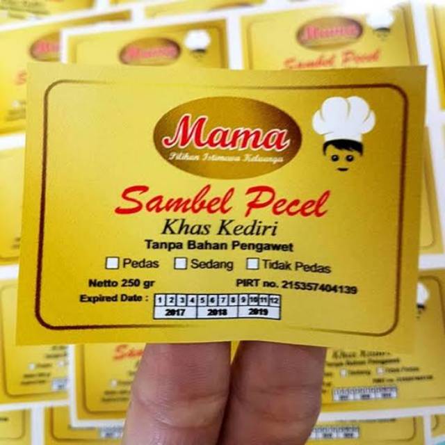 

Stiker Label Kemasan Costum Suka - Suka