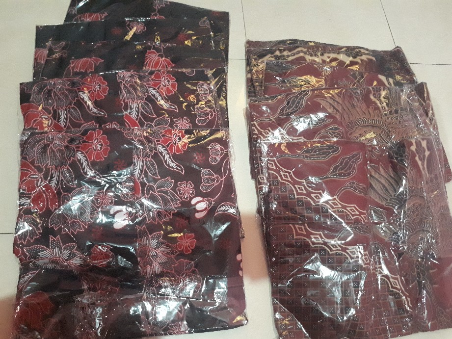 Size M. L. Xl. 2l.3l.4l .. Bswart Batik Hrb026 Kenongo  Hem Pendek Padi Pekalongan M L Xl Batik