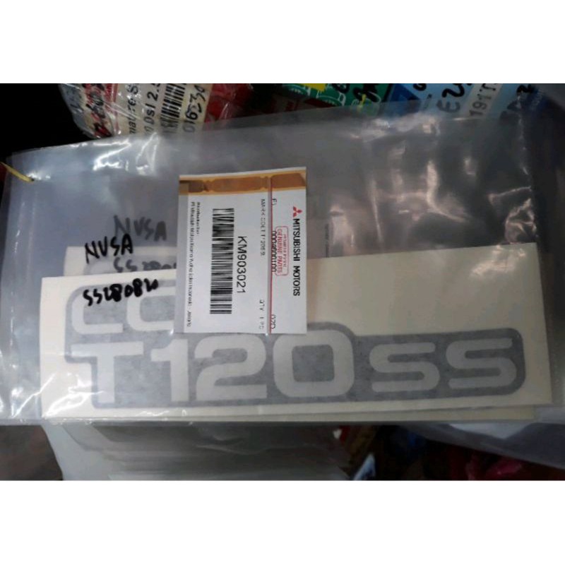 stiker colt T120SS ori stiker di kedok T120SS